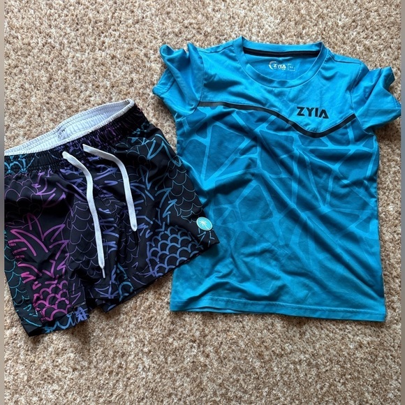 ZYIA Other - Zyia Boys swim Shorts size 10/11 (small fits like an 8/9) and shirt size 8/9